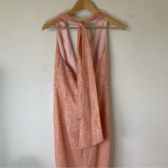 NBD Into The Fire Lace Maxi Halter Dress - Picture 7 of 8